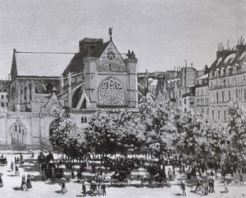 The Church of St Germain i-Auxerrois in Paris, Claude Monet